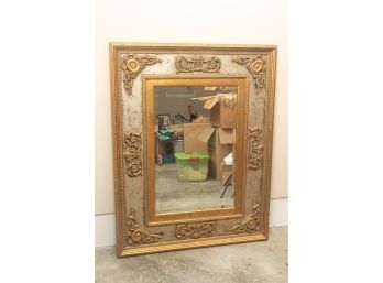 Gold & Silver Framed Mirror, Original Retail $300