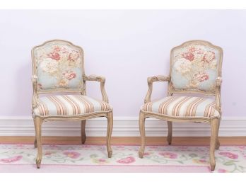 Pair Of Louis XV Chairs, Original Retail $1000