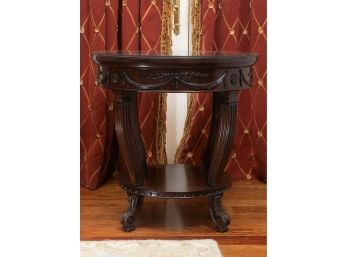 Mahogany Accent Table (1 Of 2), Original Retail $1500 Pair