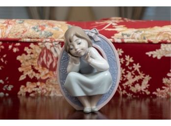 Lladro Porcelain Little Girl Figurine