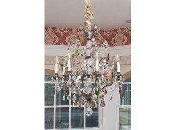 Schonbeck Chandelier With Colored Glass Crystals (2 Of 3), Original Retail $3,500