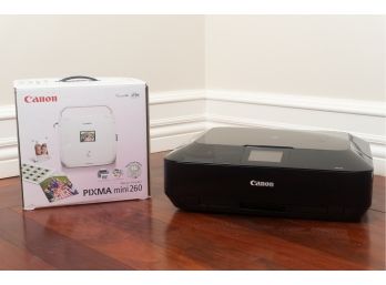 Canon Pixma Mini 260 Photo Printer & MG7120 Printer