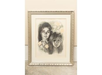 Signed Artist's Proof Two Girls, Original Retail $800