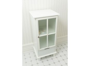 Reeded Glass Cabinet