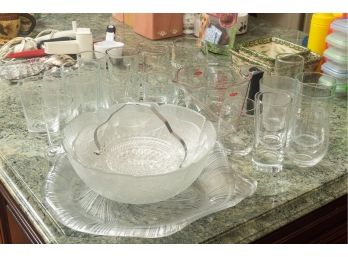 Assorted Kitchen Glassware