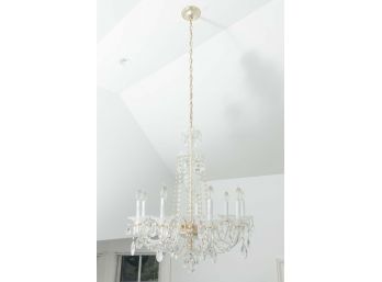 Nine Light Crystal Chandelier, Original Retail $2,500