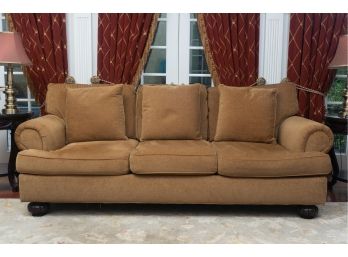 Drexel Heritage Tan Sofa, Original Retail $3,500