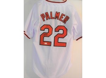 Signed HOFer Baltimore Orioles Jim Palmer Baseball Jersey With COA