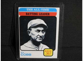 HOFer Ty Cobb Baseball Card