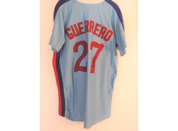 Rare Signed Montreal Expos HOFer Vladimir Guerrero Baseball Jersey