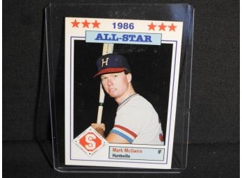 RARE Mark Mcgwire Rookie Baseball Card