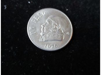 Mexico 1970 1 Peso Coin