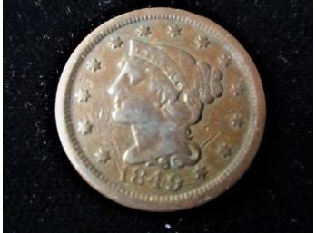 U.S. 1849 Large Penny