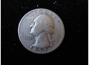 U.S. 1953 D Washington Silver Quarter