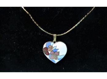 Jewelry - Lovely Cloisonne Heart Pendant