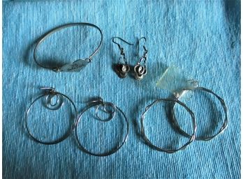 Jewelry - Variety - Hoops, Rings, Bracelet