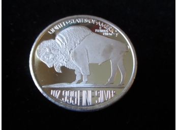 U.S. Buffalo/Indian Head 1 Troy Oz .999 Silver Coin