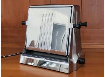 Vintage Hotpoint General Electric GE Chrome Toaster - Very Clean!!!