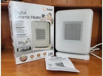 Personal Electric Soleil Digital Ceramic Heater Model PTC-9108