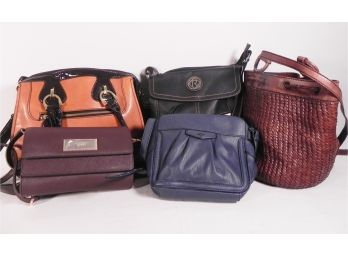 Assortment Of Purses Including London Fog And DKNY, Simply Vera Wang And More