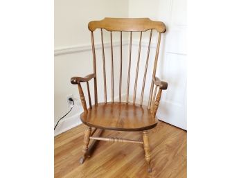 Vintage Bent & Bros. Wood Rocking Chair