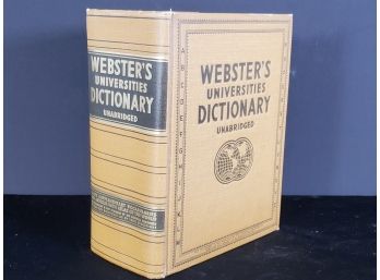 Vintage 1940 Merriam Webster Hard Cover Oversized Dictionary