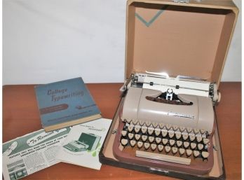 Underwood Deluxe Quiet Tab Typewriter & College Typewriting 4th Edition