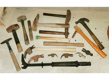 Vintage Lot Hammers, Sledges And More