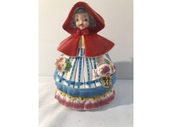 Napco Little Red Riding Hood Cookie Jar