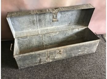 Large Galvanized Tool Box