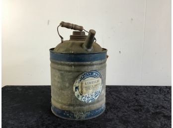 Vintage Kerosene Galvanized Can 9'