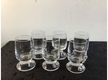 Vintage Heavy  5' Cocktail Glasses