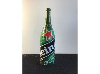 Large Heineken Glass Bottle