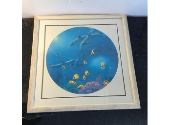 Dolphins Print