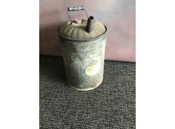 Vintage Galvanized Oil Can