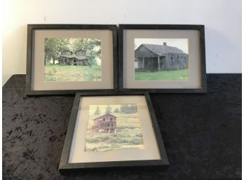 Old Farm House Photo Prints Lot Of 3