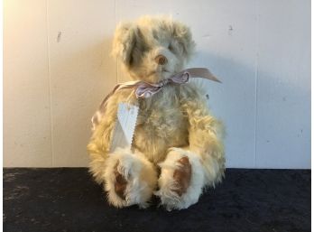 Vintage Sheepskin Teddy Bear