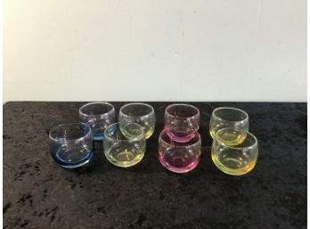 Vintage Tri Color Glasses