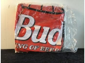 New In Package Budweiser Blow Up Inflatable Race Car