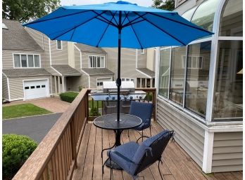 Hampton Bay Bistro Set With Umbrella