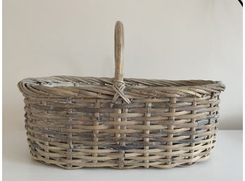 Woven Strawberry Picking Handled Basket