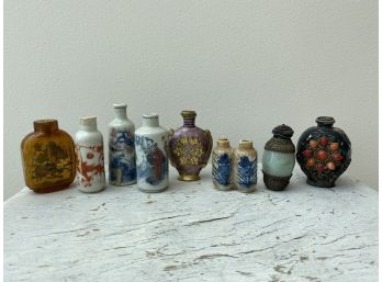 Group Of Small Snuff Bottles