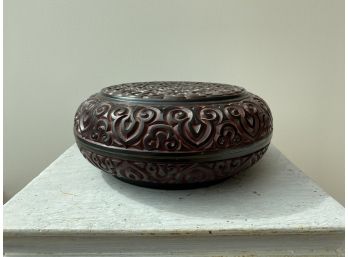 Beautifully Carved Lidded Bowl