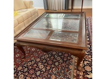 Drexel Glass Top Coffee Table