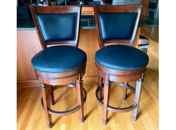 Counter Height Swivel Bar Stools (2)