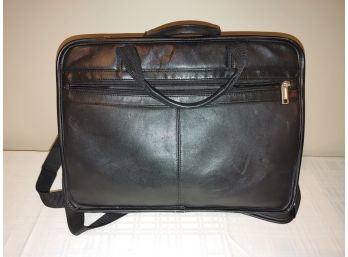 Wilson Black Leather Computer Bag