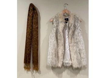 Rachel Zoe Faux Fur Vest