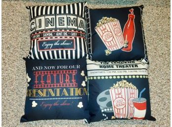 Cinema Themed Throw Pillows (4)