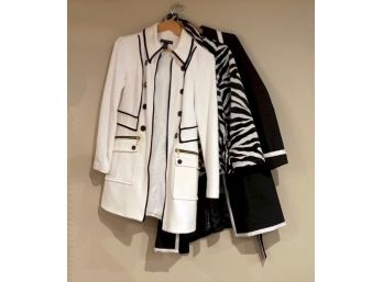 Black & White Coats - Chaus, INC, Dennis Basso