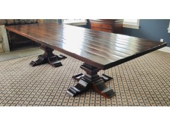 Bernhardt Wood Plank Rectangular Dining Table